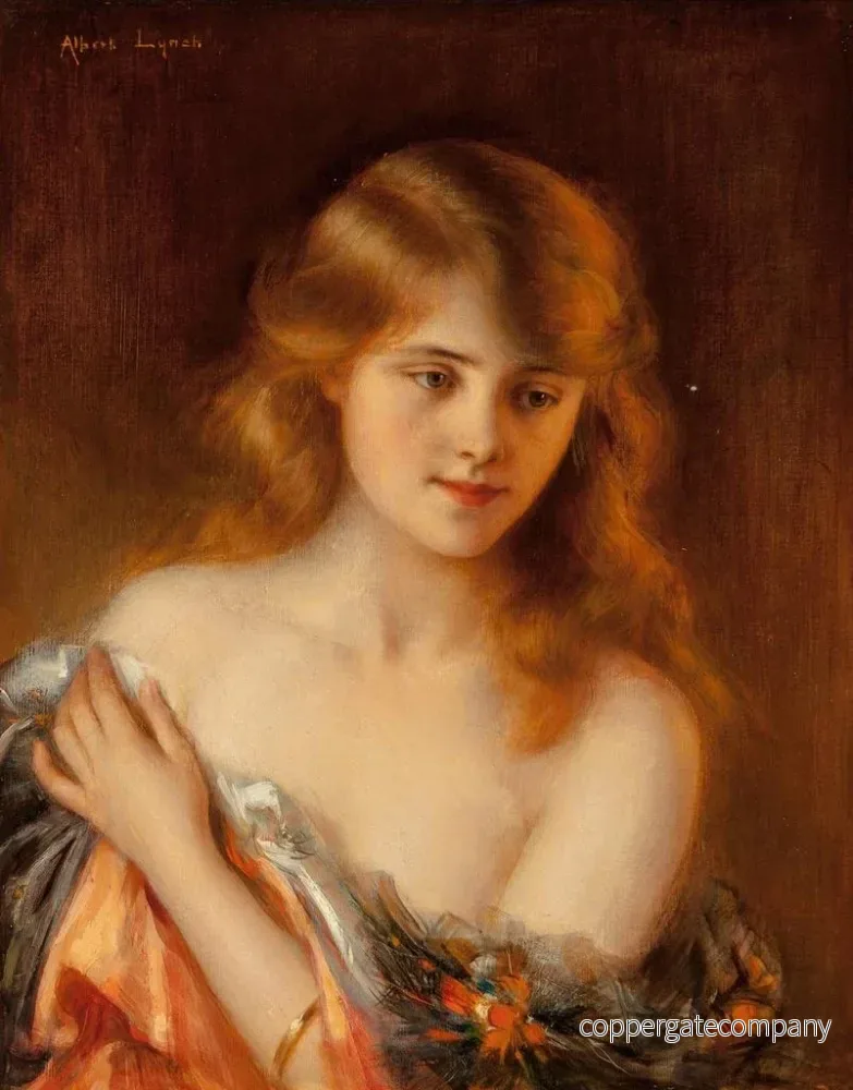 Målning Rêverie - Albert Lynch | Konsttryck - Bild 2