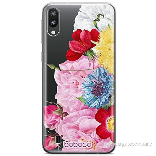 ERT GROUP mobiltelefonfodral för Samsung M10 originalt och officiellt licensierat Babaco mönster Flowers 056 optimalt anpassad till formen på mobiltelefonen, gedeeltelijk transparant 5905131360625