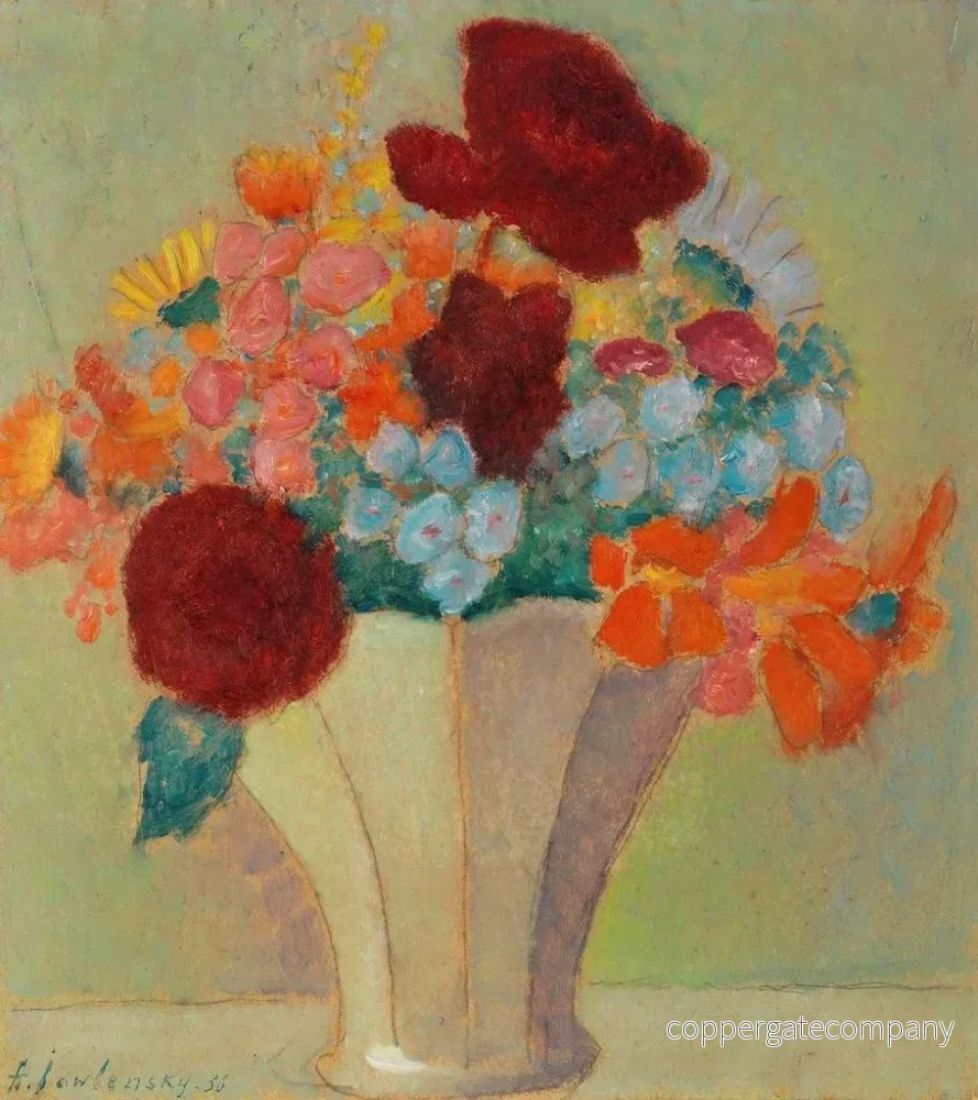 Stor målning av ljus bukett - Alexej von Jawlensky | Konsttryck - Bild 2