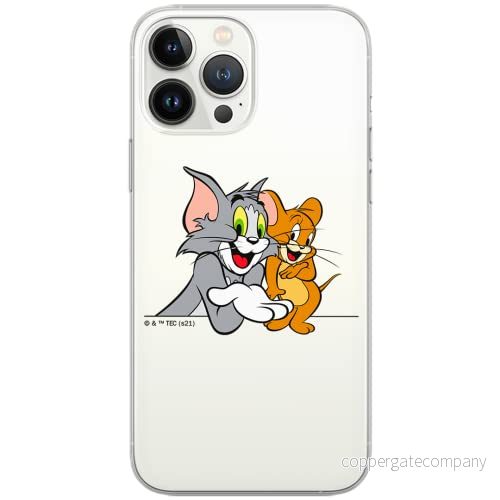 ERT GROUP mobiltelefonfodral för Samsung A51 originalt och officiellt licensierat Tom and Jerry mönster 005 Vit optimalt anpassad till formen på mobiltelefonen, gedeeltelijk transparant 5904805248016