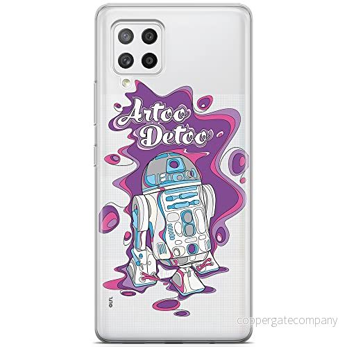 ERT GROUP mobiltelefonfodral för Samsung A42 5G originalt och officiellt licensierat Star Wars mönster R2D2 002 optimalt anpassad till formen på mobiltelefonen, gedeeltelijk transparant 5903040251225