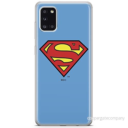 ERT GROUP mobiltelefonfodral för Samsung A31 originalt och officiellt licensierat DC mönster Superman 002 optimalt anpassad till formen på mobiltelefonen, fodral tillverkad av TPU plast 5903040215807