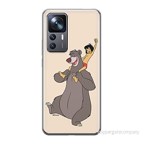 ERT GROUP mobiltelefonfodral för Xiaomi 12T/12T pro/K50 Ultra originalt och officiellt licensierat Disney mönster Jungle Book 002 anpassad till formen på mobiltelefonen, fodral tillverkad av TPU plast 5905511588359
