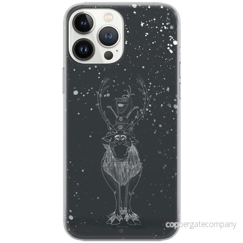 ERT GROUP mobiltelefonfodral för Xiaomi REDMI NOTE 9 originalt och officiellt licensierat Disney mönster Olaf and Sven 001 anpassad till formen på mobiltelefonen, fodral tillverkad av TPU plast 5903040335703