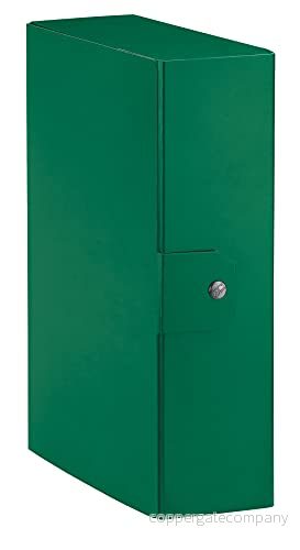 Esselte C28 EUROBOX Projektmapp, 25 cm x 35 cm, Ryggrad 8 Grön 8004157328187