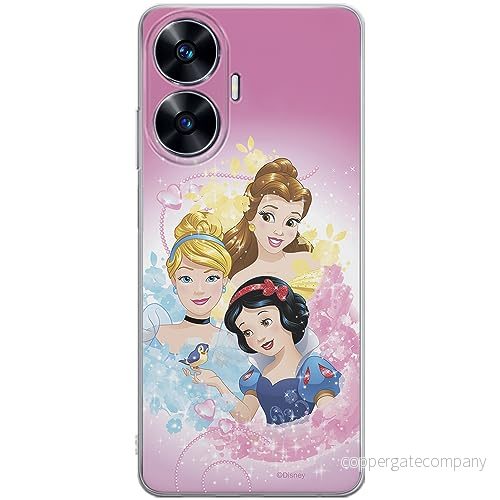 ERT GROUP mobiltelefonfodral för Realme C55 originalt och officiellt licensierat Disney mönster Princesses 005 optimalt anpassad till formen på mobiltelefonen, fodral tillverkad av TPU plast 5905511857301