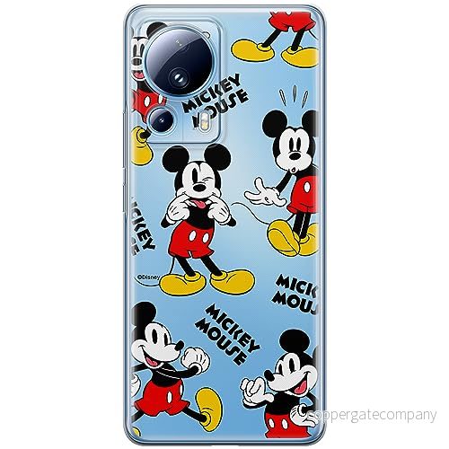 ERT GROUP mobiltelefonfodral för Xiaomi 13 LITE/CIVI 2 originalt och officiellt licensierat Disney mönster Mickey 050 optimalt anpassad till formen på mobiltelefonen, gedeeltelijk transparant 5905795032265