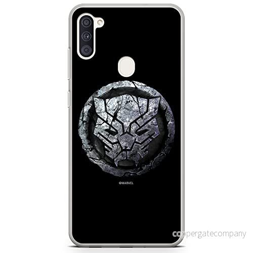 ERT GROUP mobiltelefonfodral för Samsung A03S originalt och officiellt licensierat Marvel mönster Black Panther 013 optimalt anpassad till formen på mobiltelefonen, fodral tillverkad av TPU plast 5904805433887