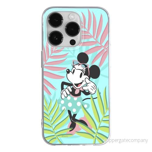 ERT GROUP mobiltelefonfodral för Apple Iphone 14 PRO originalt och officiellt licensierat Disney mönster Minnie 040 optimalt anpassad till formen på mobiltelefonen, fodral tillverkad av TPU plast 5905131923738