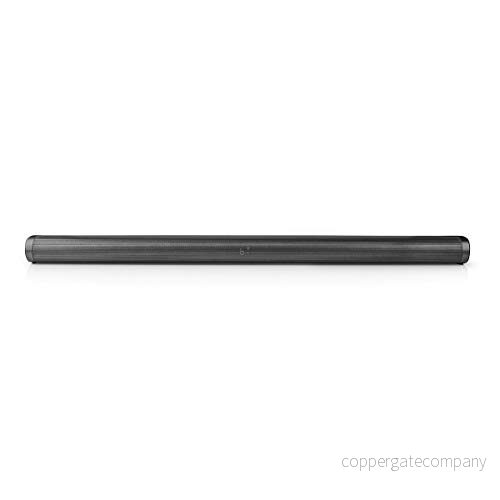 Nedis Soundbar 135 W 2.0 Bluetooth® fjärrkontroll väggfäste hemmabioupplevelse 1 x 3,5 mm, USB, koaxoljud, optisk ingång HDMI utgång svart/mörkgrå 5412810314522