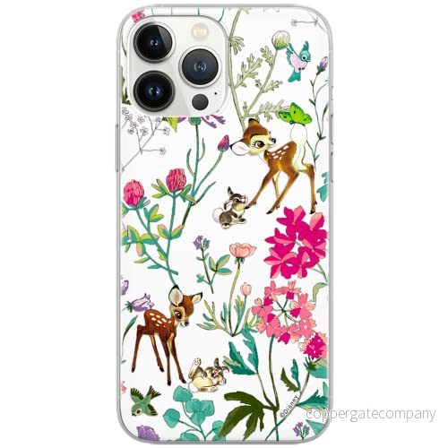 ERT GROUP mobiltelefonfodral för Samsung F62 / M62 originalt och officiellt licensierat Disney mönster Bambi & Friends 001 anpassad till formen på mobiltelefonen, fodral tillverkad av TPU plast 5904805523908