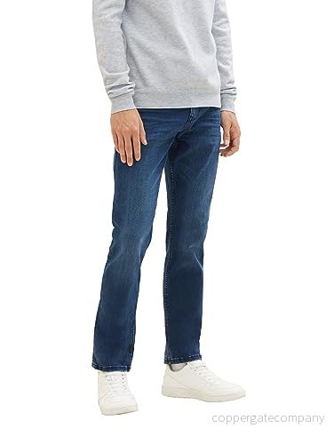 TOM TAILOR Herr jeans 202212 Josh Slim, 10172 Mid Stone Blue Black Denim, 34W / 32L 4063879257766