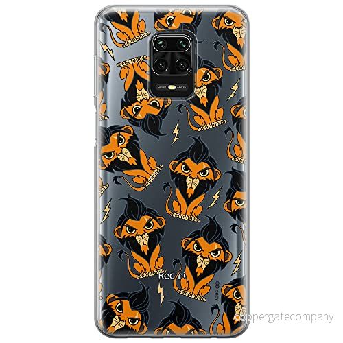 ERT GROUP mobiltelefonfodral för Xiaomi REDMI NOTE 9 PRO/ 9S originalt och officiellt licensierat Disney mönster Scar 002 optimalt anpassad till formen på mobiltelefonen, gedeeltelijk transparant 5905131436931