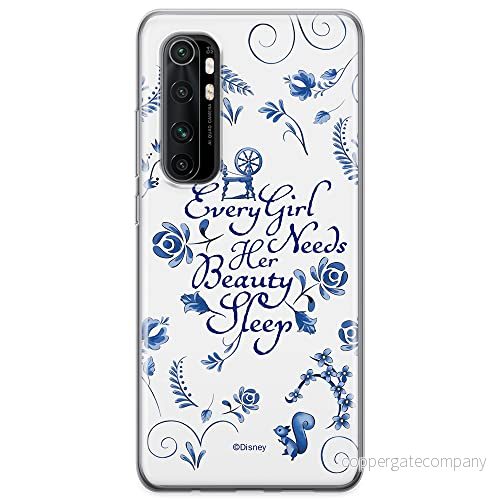 ERT GROUP mobiltelefonfodral för Xiaomi MI NOTE 10 Lite originalt och officiellt licensierat Disney mönster Aurora 002 optimalt anpassad till formen på mobiltelefonen, fodral tillverkad av TPU plast 5904805590818