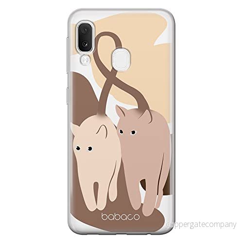 ERT GROUP mobiltelefonfodral för Samsung A20e originalt och officiellt licensierat Babaco mönster Cats 002 optimalt anpassad till formen på mobiltelefonen, fodral tillverkad av TPU plast 5905131084941