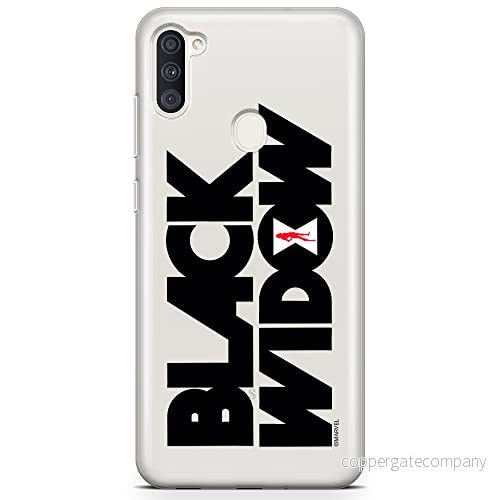 ERT GROUP mobiltelefonfodral för Samsung A03S originalt och officiellt licensierat Marvel mönster Black Widow 011 optimalt anpassad till formen på mobiltelefonen, gedeeltelijk transparant 5903932991147
