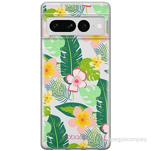 ERT GROUP mobiltelefonfodral för Google PIXEL 7 PRO originalt och officiellt licensierat Babaco mönster Flowers 019 optimalt anpassad till formen på mobiltelefonen, gedeeltelijk transparant 5905795168407