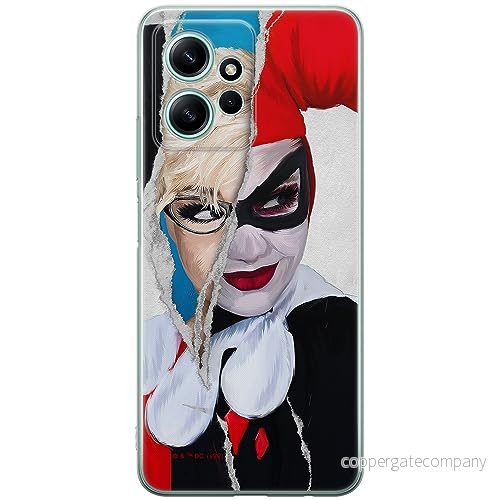 ERT GROUP mobiltelefonfodral för Xiaomi REDMI NOTE 12 4G originalt och officiellt licensierat DC mönster Harley Quinn 007 anpassad till formen på mobiltelefonen, fodral tillverkad av TPU plast 5905511955267