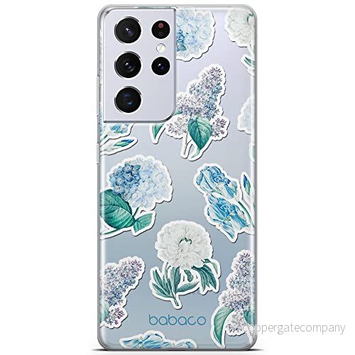 ERT GROUP mobiltelefonfodral för Samsung S21 ULTRA originalt och officiellt licensierat Babaco mönster Flowers 029 optimalt anpassad till formen på mobiltelefonen, gedeeltelijk transparant 5905131274212