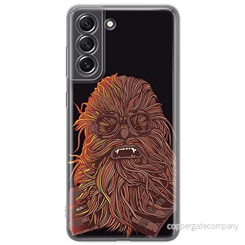 ERT GROUP mobiltelefonfodral för Samsung S21 FE originalt och officiellt licensierat Star Wars mönster Chewbacca 007 optimalt anpassad till formen på mobiltelefonen, fodral tillverkad av TPU plast 5903932982749