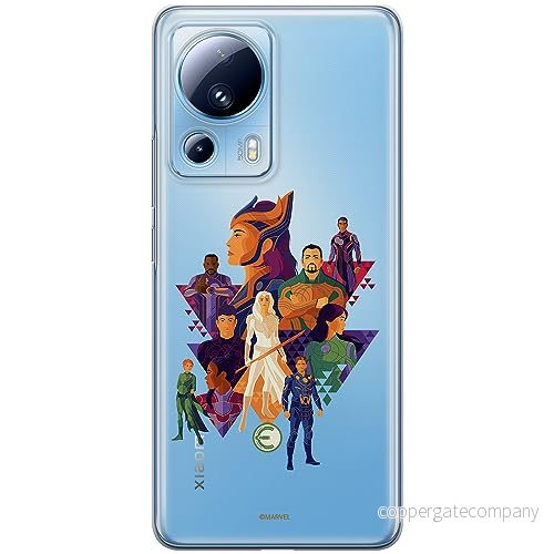 ERT GROUP mobiltelefonfodral för Xiaomi 13 LITE/CIVI 2 originalt och officiellt licensierat Marvel mönster Eternals 007 optimalt anpassad till formen på mobiltelefonen, gedeeltelijk transparant 5905511923808