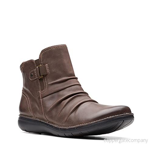 Clarks Dam Un Loop Top Chelsea Boot, Mörkbrun, 38 EU 5059680763373