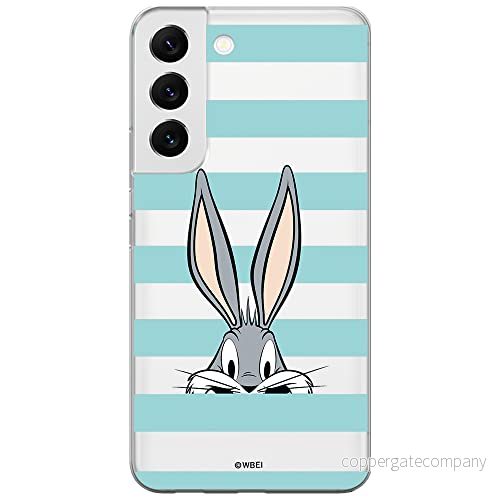 ERT GROUP mobiltelefonfodral för Samsung S22 originalt och officiellt licensierat Looney Tunes mönster Bugs 011 optimalt anpassad till formen på mobiltelefonen, gedeeltelijk transparant 5904805305115