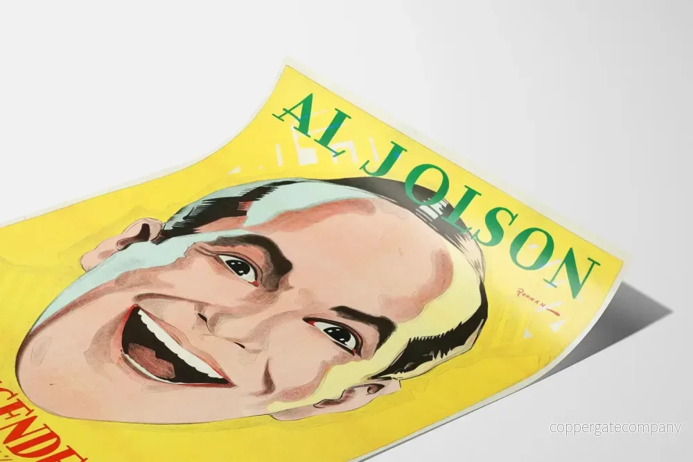 Vintage poster för väggdekoration The Singing Fool Al Jolson - Bild 3