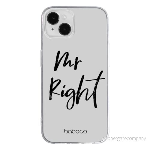 ERT GROUP mobiltelefonfodral för Apple Iphone 14 PLUS originalt och officiellt licensierat Babaco mönster Mr Right 001 optimalt anpassad till formen på mobiltelefonen, fodral tillverkad av TPU plast 5905131898906