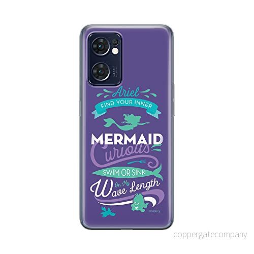 ERT GROUP mobiltelefonfodral för Oppo RENO 7 5G originalt och officiellt licensierat Disney mönster Ariel 002 optimalt anpassad till formen på mobiltelefonen, fodral tillverkad av TPU plast 5905511303280
