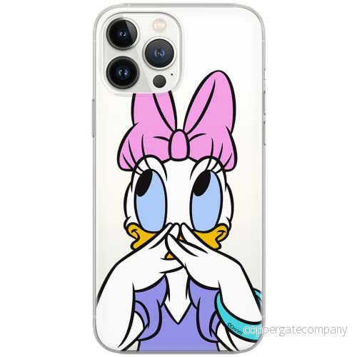 ERT GROUP mobiltelefonfodral för Samsung S10 PLUS originalt och officiellt licensierat Disney mönster Daisy 002 Vit optimalt anpassad till formen på mobiltelefonen, gedeeltelijk transparant 5903040568132