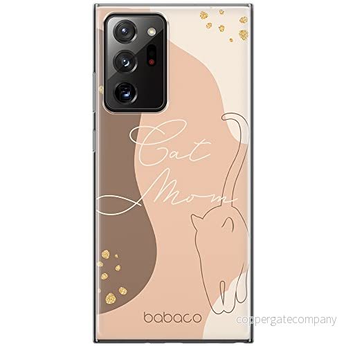 ERT GROUP mobiltelefonfodral för Samsung GALAXY NOTE 20 ULTRA originalt och officiellt licensierat Babaco mönster Cats 006 anpassad till formen på mobiltelefonen, fodral tillverkad av TPU plast 5905131058492