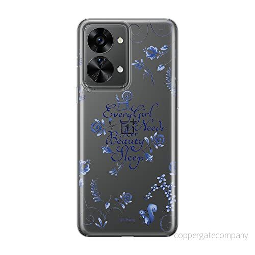 ERT GROUP mobiltelefonfodral för Oneplus NORD 2T 5G originalt och officiellt licensierat Disney mönster Aurora 002 optimalt anpassad till formen på mobiltelefonen, gedeeltelijk transparant 5905511278502