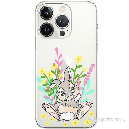 ERT GROUP mobiltelefonfodral för Iphone 13 PRO originalt och officiellt licensierat Disney mönster Thumper 004 optimalt anpassad till formen på mobiltelefonen, gedeeltelijk transparant 5905795046569
