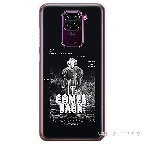 ERT GROUP mobiltelefonfodral för Xiaomi REDMI NOTE 9 originalt och officiellt licensierat Horror mönster It 017 optimalt anpassad till formen på mobiltelefonen, fodral tillverkad av TPU plast 5905131992642
