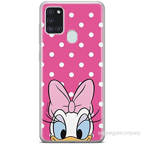 ERT GROUP mobiltelefonfodral för Samsung A21s originalt och officiellt licensierat Disney mönster Daisy 001 optimalt anpassad till formen på mobiltelefonen, fodral tillverkad av TPU plast 5903537968216