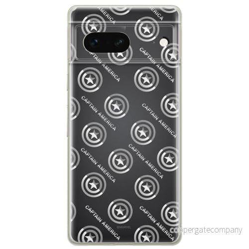 ERT GROUP mobiltelefonfodral för Google PIXEL 7 originalt och officiellt licensierat Marvel mönster Captain America 012 optimalt anpassad till formen på mobiltelefonen, fodral tillverkad av TPU plast 5905795141615