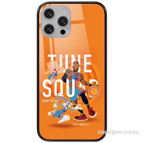 ERT GROUP mobiltelefonfodral för Apple Iphone 13 PRO MAX originalt och officiellt licensierat Looney Tunes mönster Space Jam 004 tillverkad av härdat glas, skyddsfodral 5905511021085