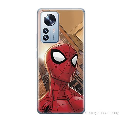 ERT GROUP mobiltelefonfodral för Xiaomi 12 / 12X originalt och officiellt licensierat Marvel mönster Spider Man 003 optimalt anpassad till formen på mobiltelefonen, fodral tillverkad av TPU plast 5905511477721