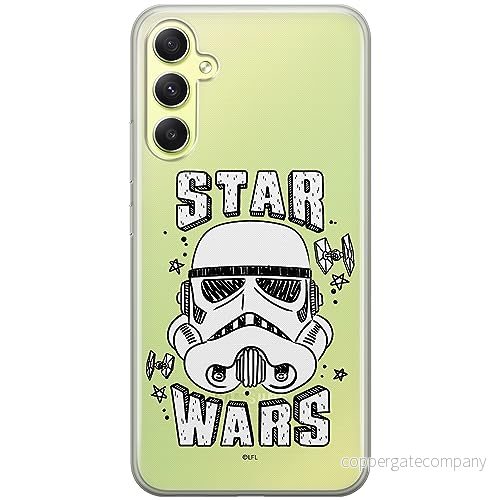 ERT GROUP mobiltelefonfodral för Samsung A34 5G originalt och officiellt licensierat Star Wars mönster Stormtrooper 013 optimalt anpassad till formen på mobiltelefonen, gedeeltelijk transparant 5905511781538