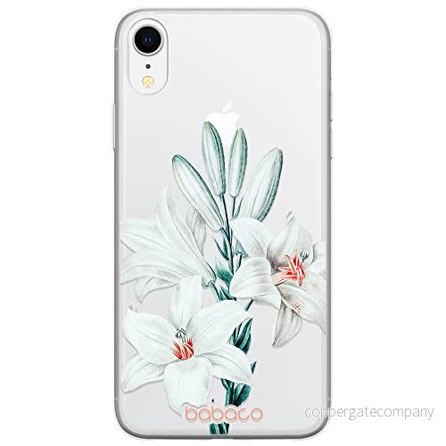 ERT GROUP mobiltelefonfodral för Iphone XR originalt och officiellt licensierat Babaco mönster Flowers 039 optimalt anpassad till formen på mobiltelefonen, gedeeltelijk transparant 5905131307330