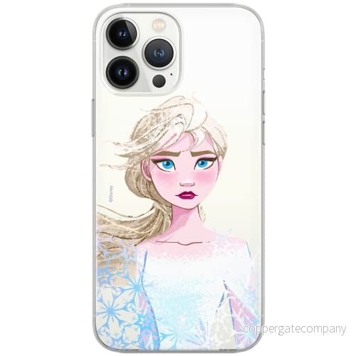 ERT GROUP mobiltelefonfodral för Huawei P30 Lite originalt och officiellt licensierat Disney mönster Elsa 014 Vit optimalt anpassad till formen på mobiltelefonen, gedeeltelijk transparant 5903537026107