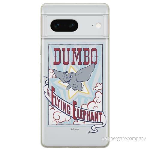 ERT GROUP mobiltelefonfodral för Google PIXEL 7 originalt och officiellt licensierat Disney mönster Dumbo 002 optimalt anpassad till formen på mobiltelefonen, fodral tillverkad av TPU plast 5905795156534