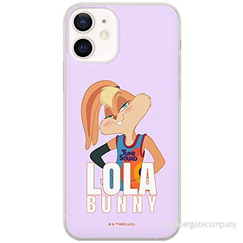 ERT GROUP mobiltelefonfodral för Iphone 12/12 PRO originalt och officiellt licensierat Looney Tunes mönster Space Jam 021 anpassad till formen på mobiltelefonen, fodral tillverkad av TPU plast 5905511056995