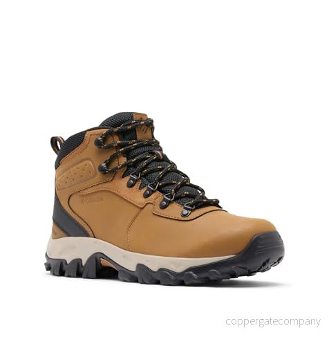 Columbia Newton Ridge Plus 2 vattentäta trekking och vandringskängor för män, Älg svart, 50 EU 195981588521