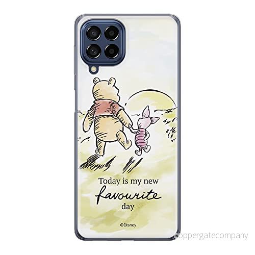 ERT GROUP mobiltelefonfodral för Samsung M53 5G originalt och officiellt licensierat Disney mönster Winnie the Pooh & Friends 012 anpassad till formen på mobiltelefonen, fodral tillverkad av TPU plast 5905511379827