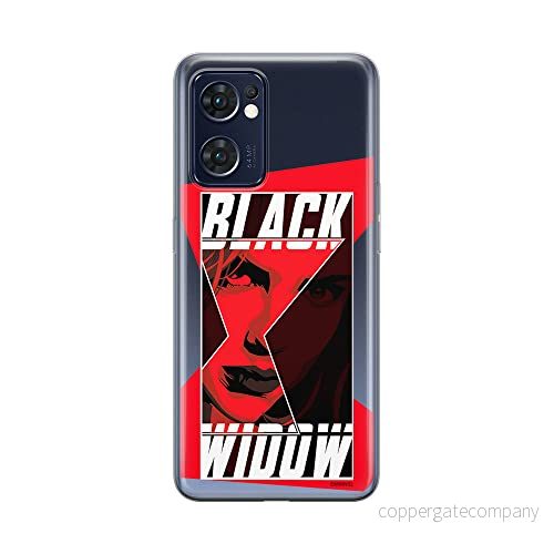 ERT GROUP mobiltelefonfodral för Oppo RENO 7 5G originalt och officiellt licensierat Marvel mönster Black Widow 012 optimalt anpassad till formen på mobiltelefonen, gedeeltelijk transparant 5905511304393
