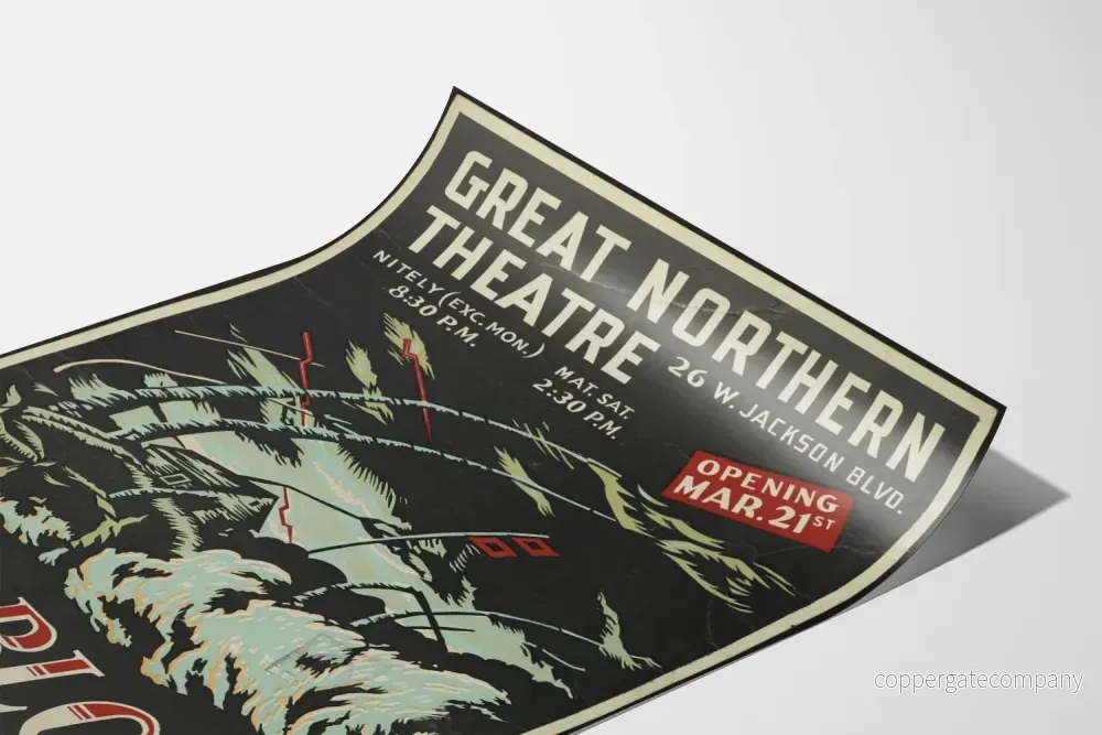 Vintageposter Big Blow – Great Northern Teater - Bild 3