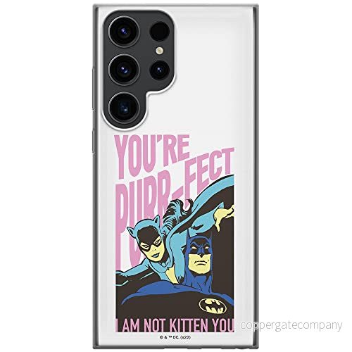 ERT GROUP mobiltelefonfodral för Samsung S23 ULTRA originalt och officiellt licensierat DC mönster Batman 067 optimalt anpassad till formen på mobiltelefonen, fodral tillverkad av TPU plast 5905511473105