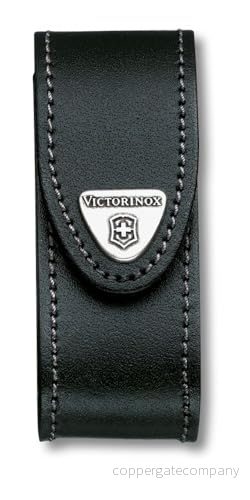 Victorinox, Drehclip Gürteletui, Taschenmesser Klappmesser, Accessoires, Hülle, Leder, schwarz 7611160414137